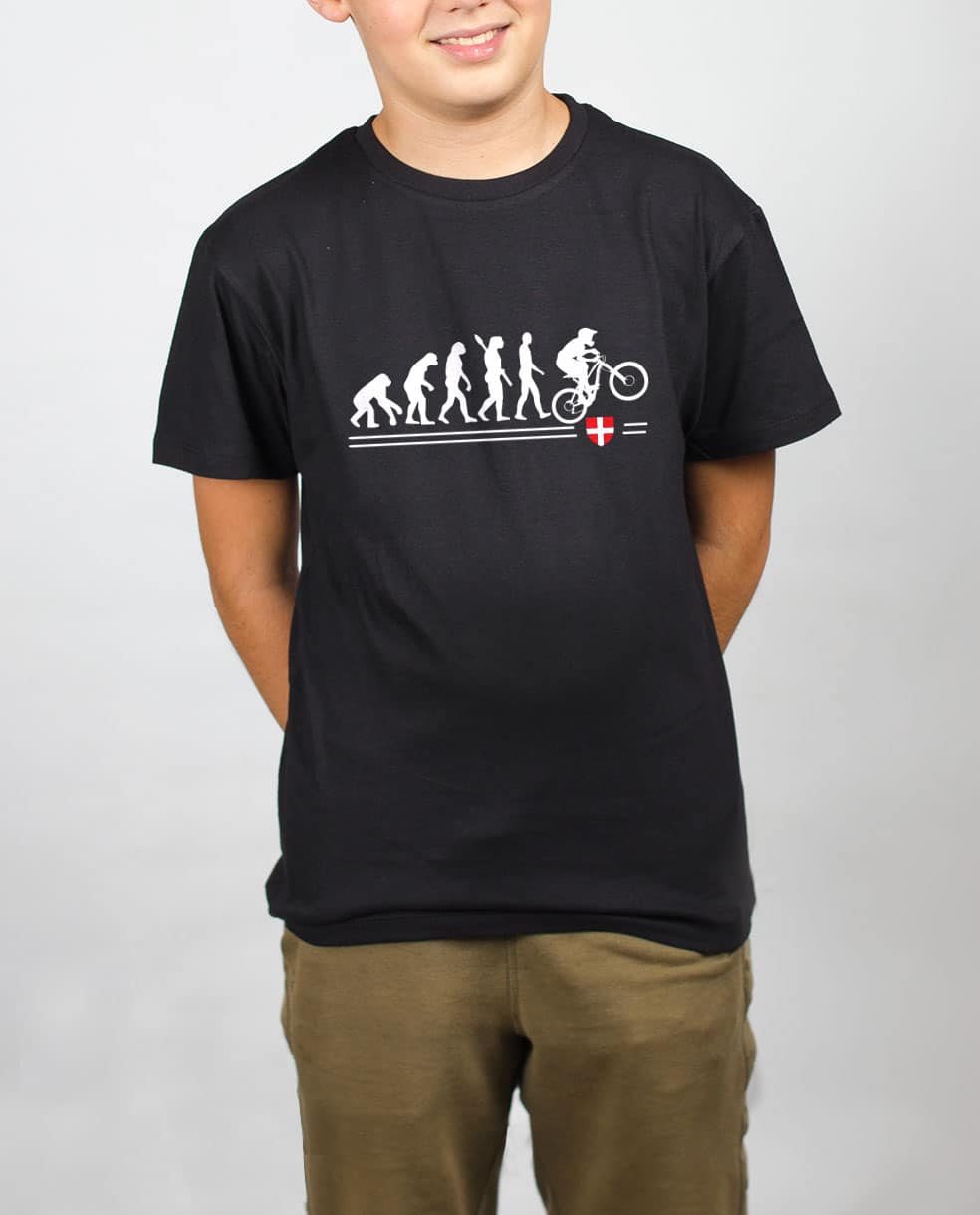 Les Savoyards T SHIRT ENFANT VOLUTION VTT DESCENTE DH