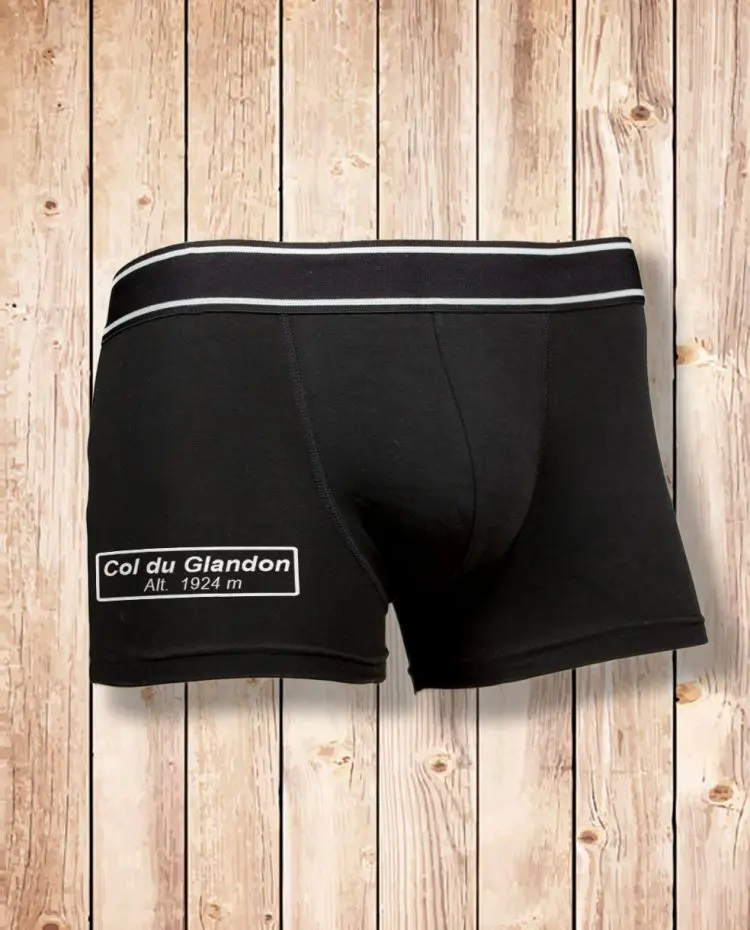 Boxer noir homme Produit col du glandon