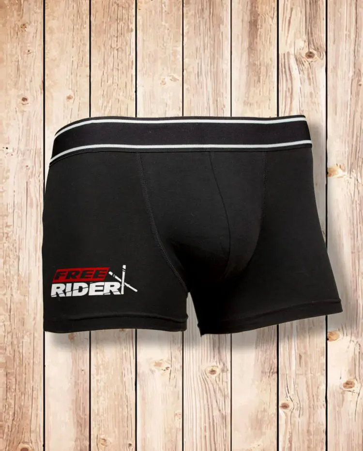 Boxer noir homme Produit free rider