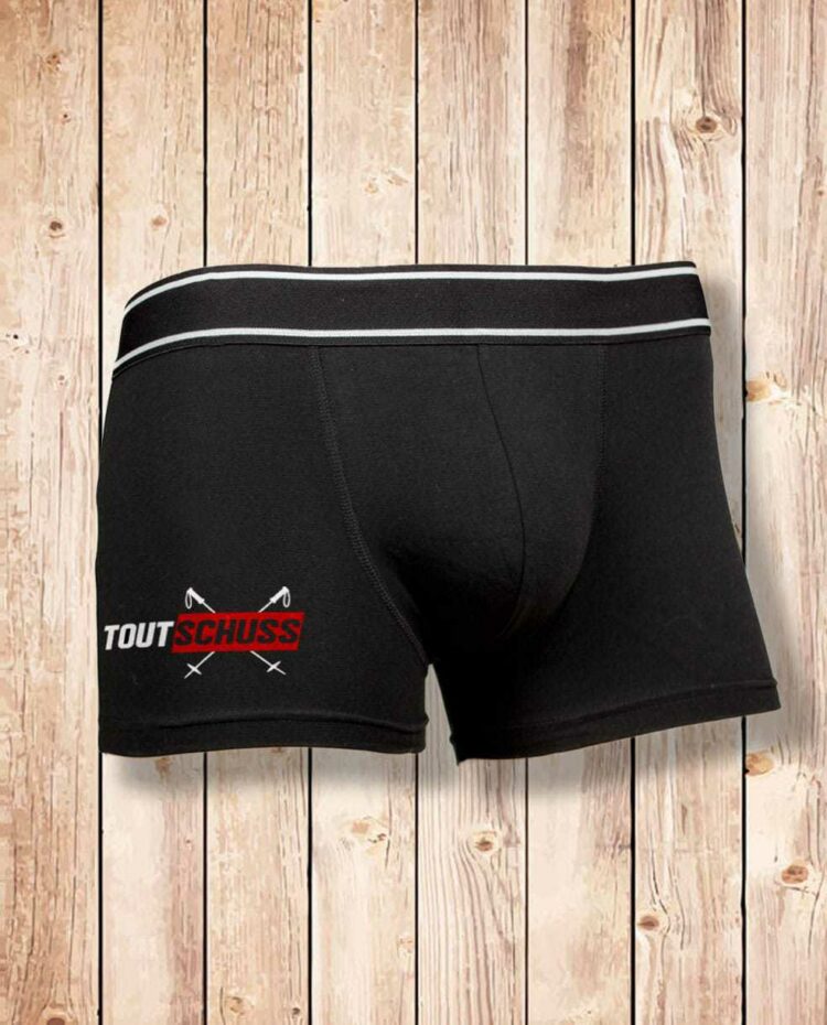 Boxer noir homme Produit tout schuss