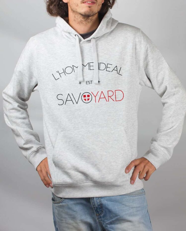 Sweat Blanc homme L homme ideal savoyard