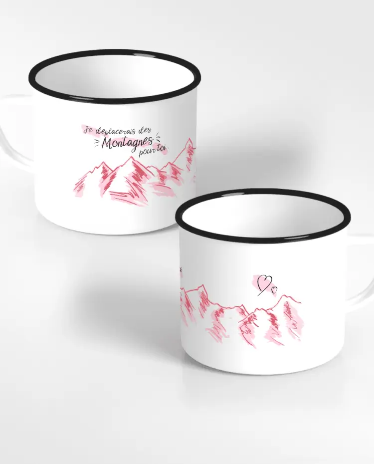 MUG EMAIL Je deplacerais des monntagne rose