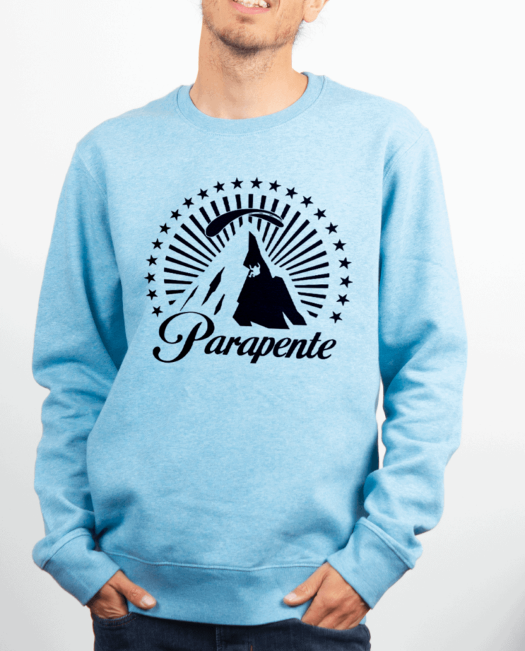 Pull Homme Bleu Ciel PARAPENTE