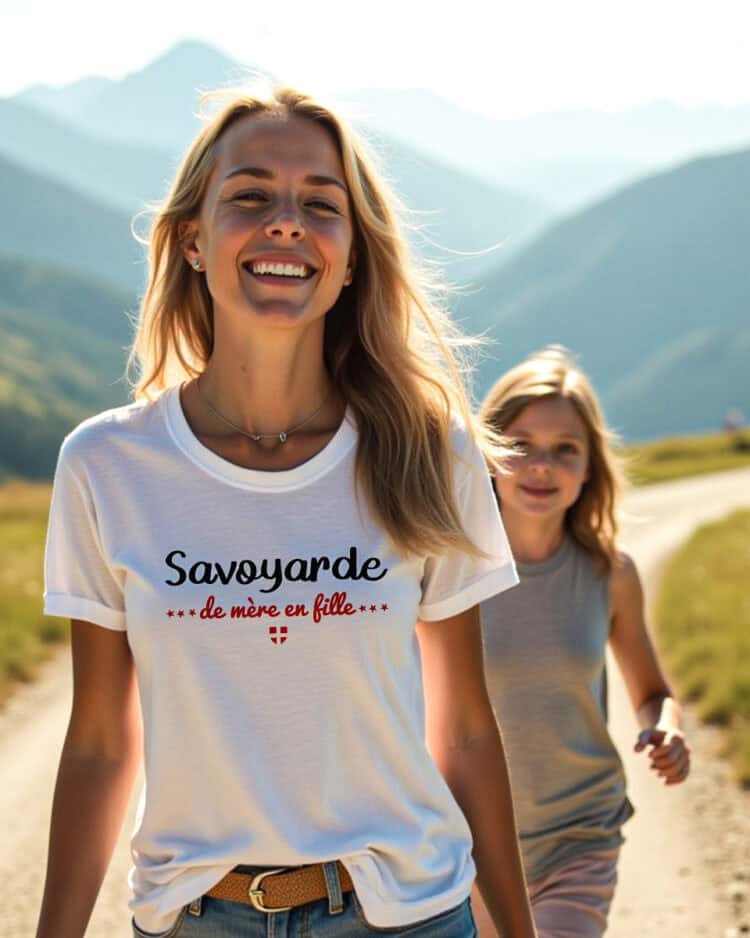 Savoyarde de mere en fille portrait