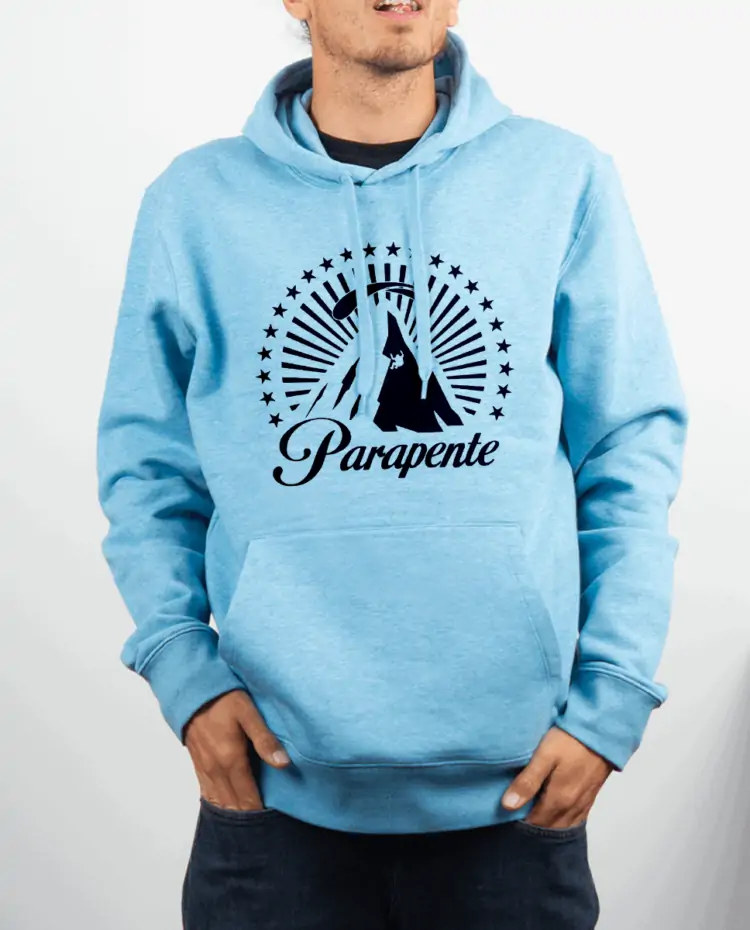 Sweat Homme Bleu ciel PARAPENTE