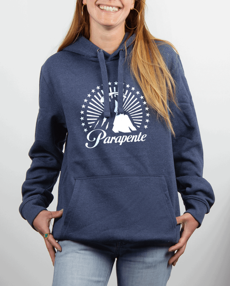 Sweat femme Bleu Jean PARAPENTE