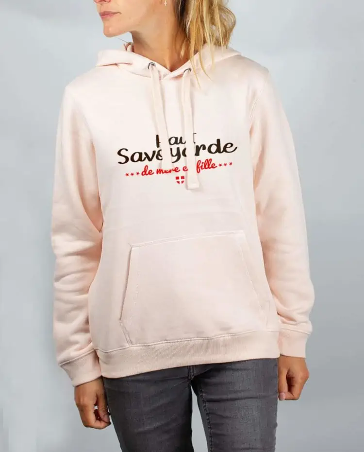 Sweat rose femme Haut savoyarde de mere en fille