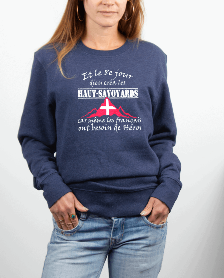 Pull Femme Bleu Jean DIEU CREA LES HAUT SAVOYARDS