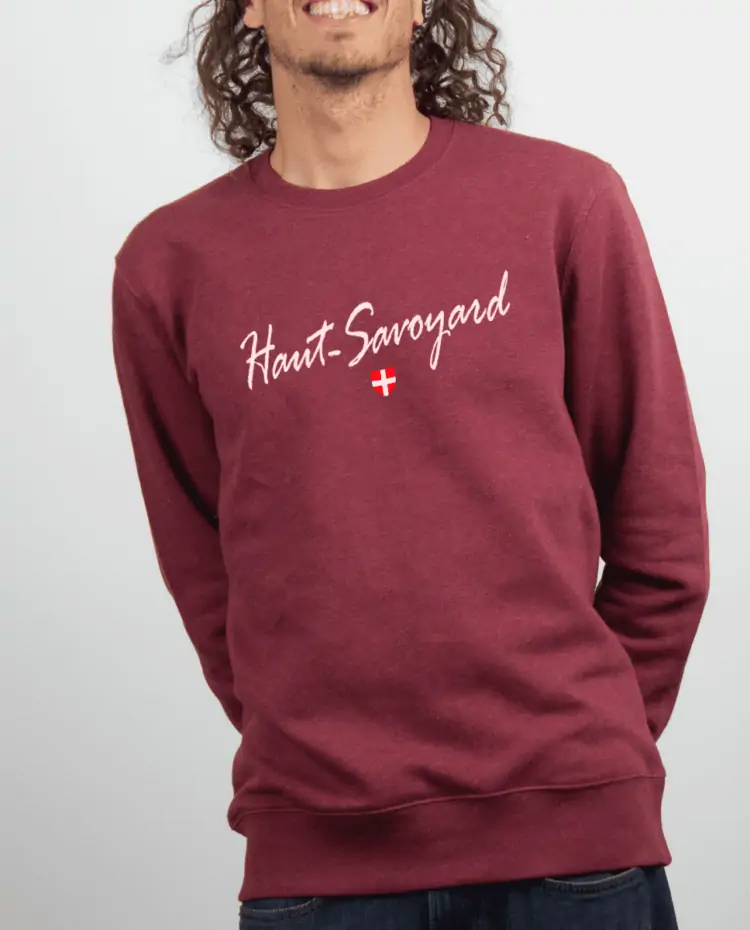 Pull Homme Bordeau HAUT SAVOYARD
