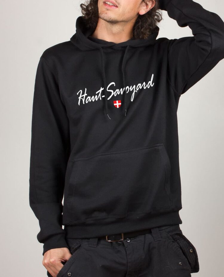 Sweat noir homme Haut Savoyard