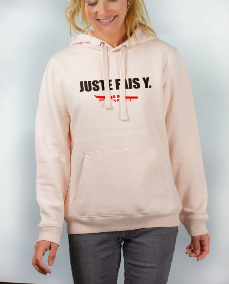 Sweat rose femme Juste Fais Y