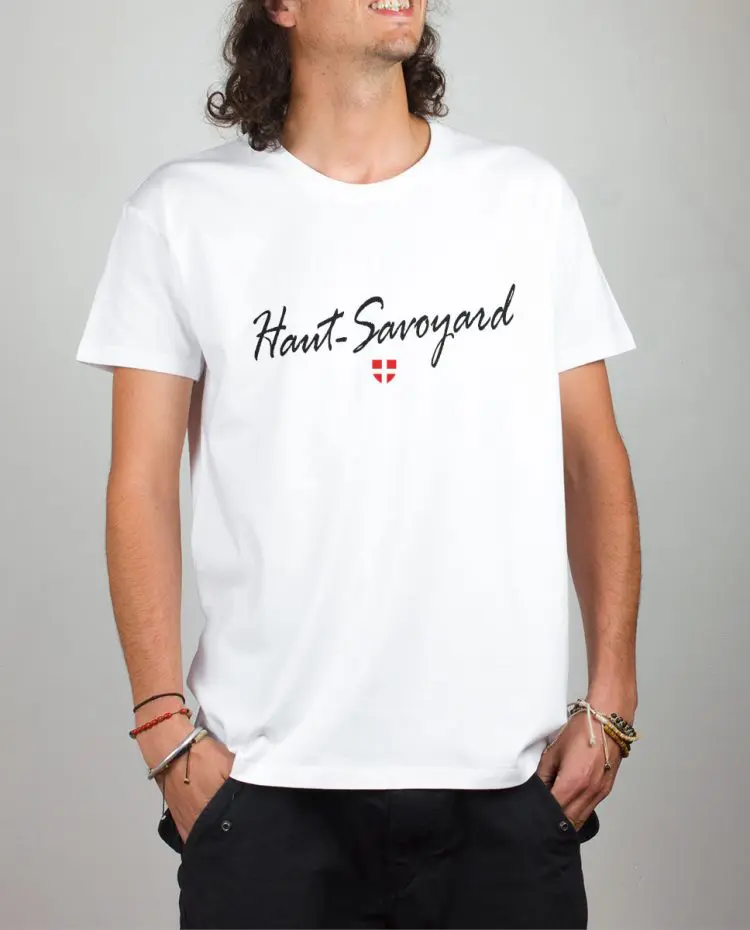 T shirt blanc homme Haut Savoyard