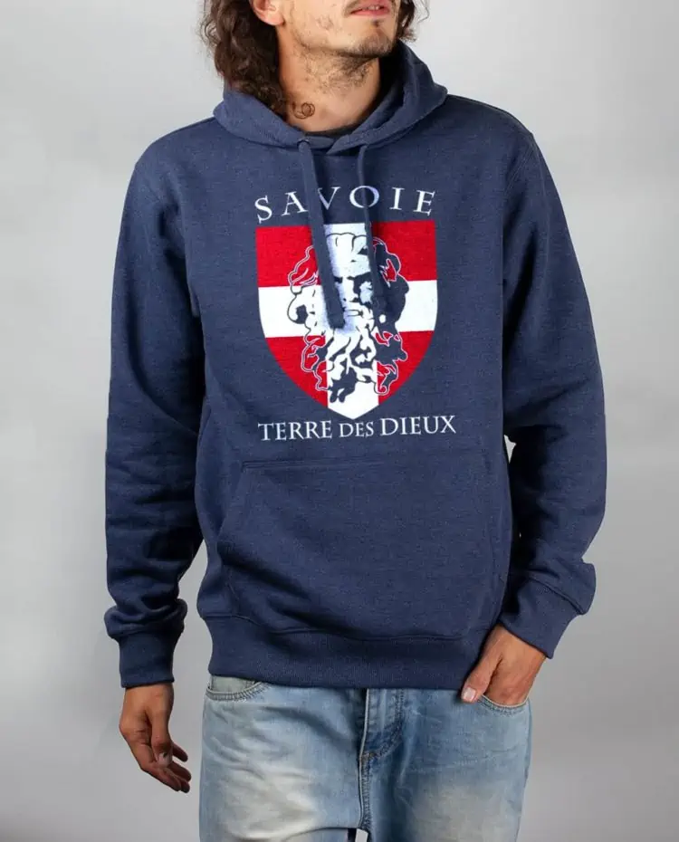 Sweat Bleu chine homme Savoie Terre des