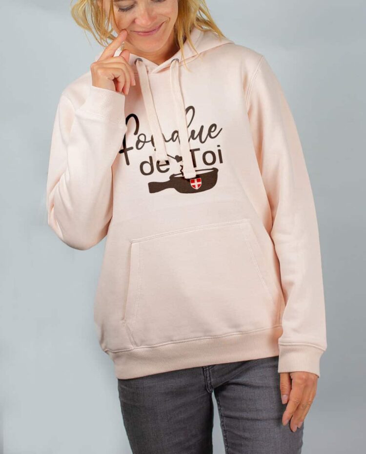 Sweat rose femme Fondue de toi