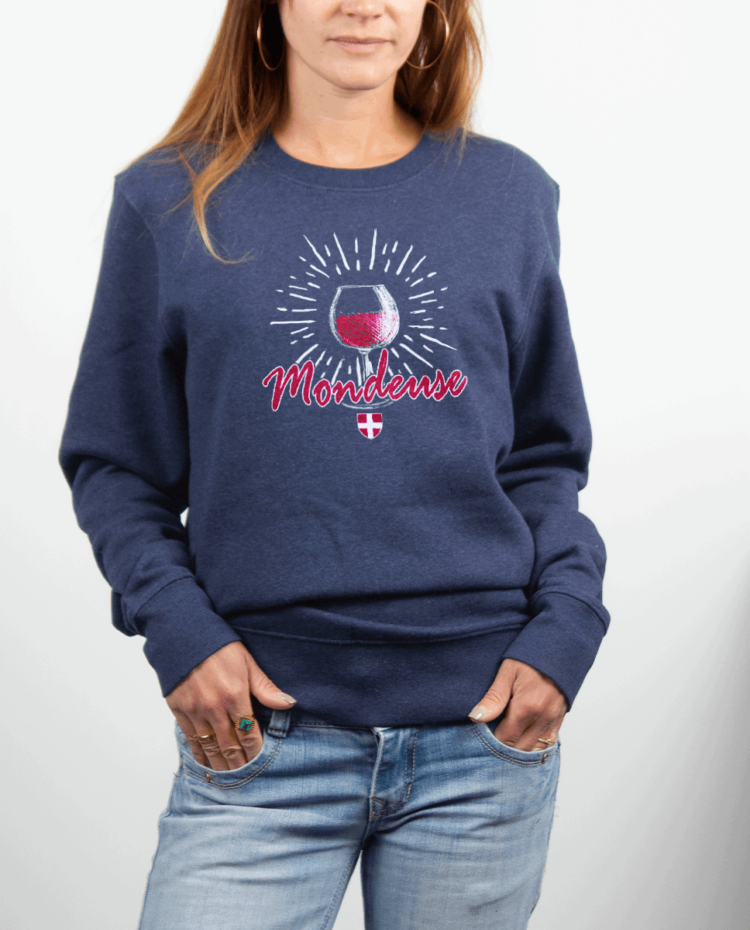 Pull Femme Bleu Jean MONDEUSE