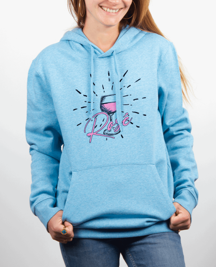 Sweat Femme Bleu Ciel ROSE