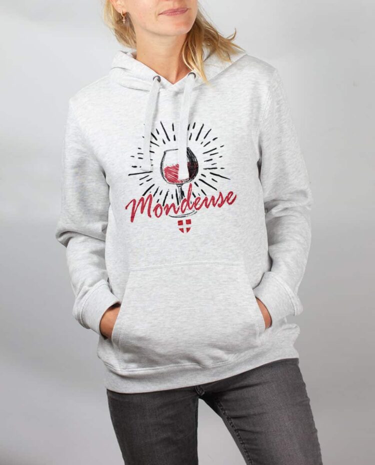 Sweat blanc femme Vin Mondeuse