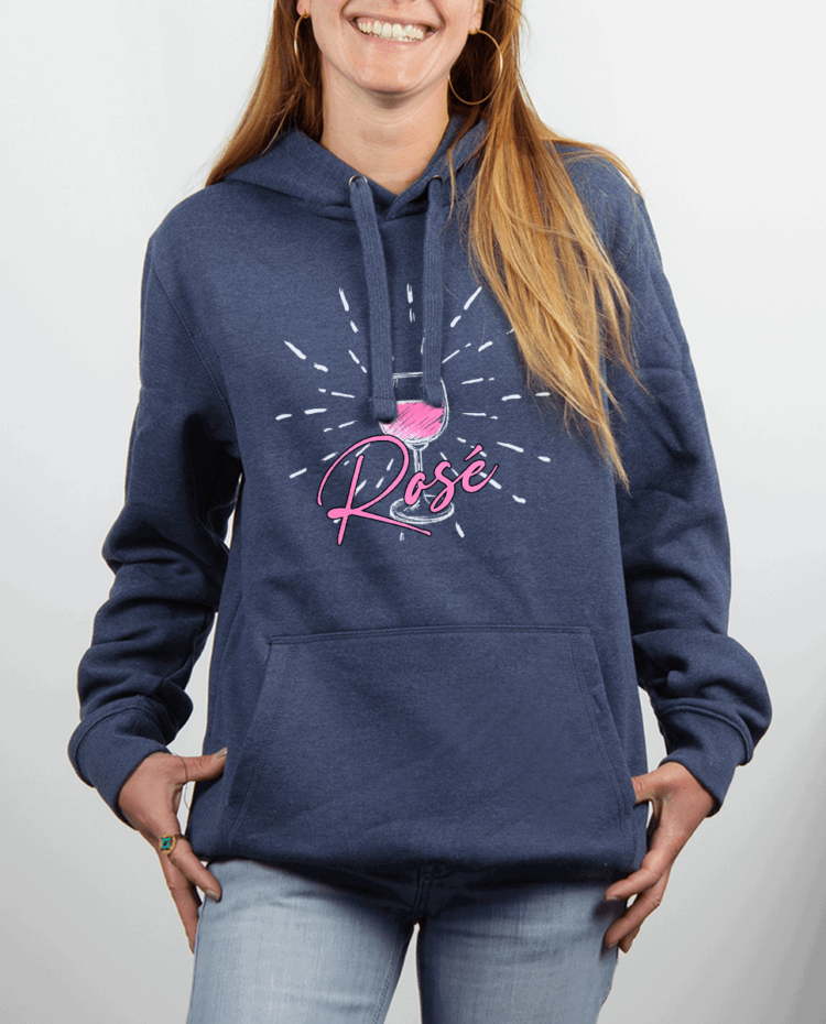 Sweat femme Bleu Jean ROSE