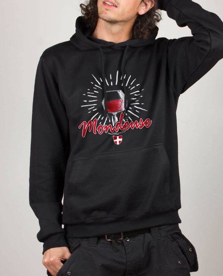 Sweat noir homme Vin Mondeuse