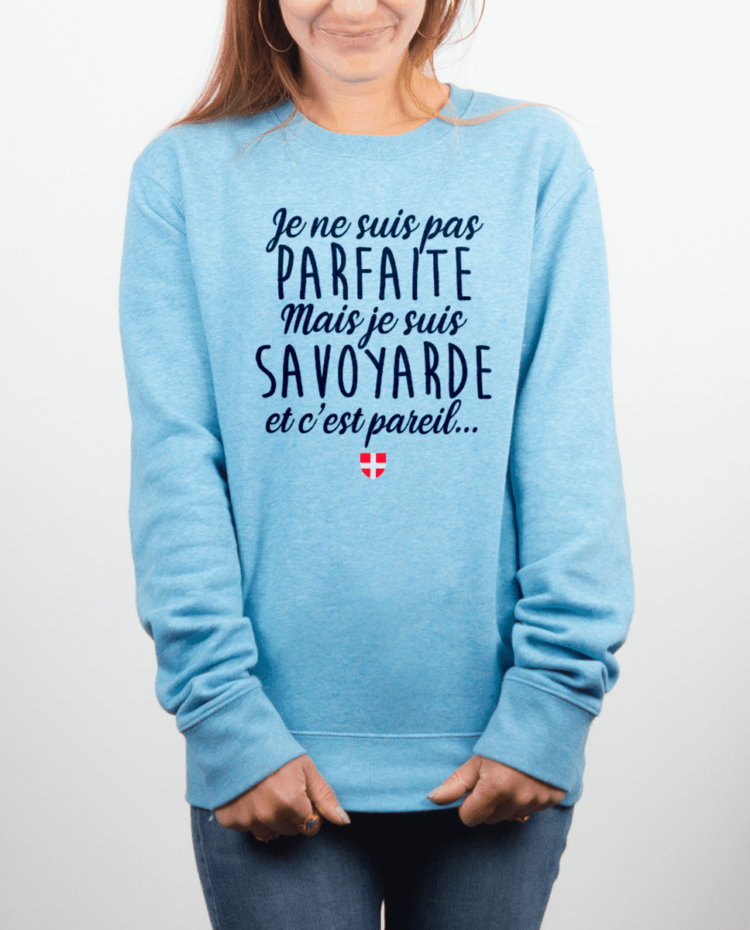 Pull Femme bleu ciel Parfaite Savoyarde