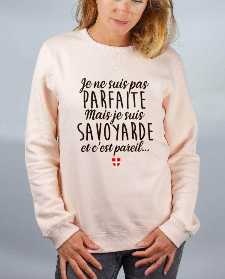 Pull sweat femme rose Parfaite Savoyarde