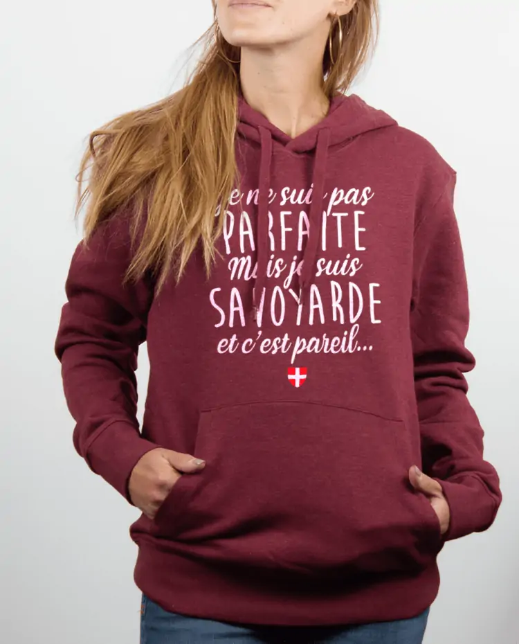 Sweat Femme Bordeau Parfaite Savoyarde