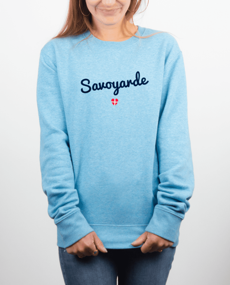 Pull Femme bleu ciel Savoyarde