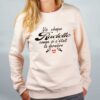 Pull sweat femme rose Vis chaque raclette