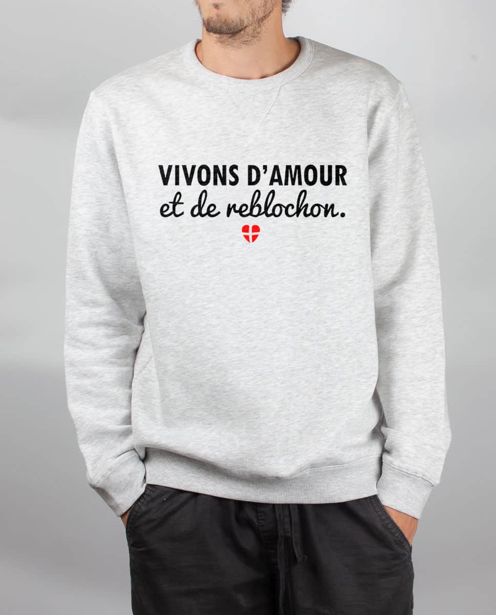 TABLIER : VIVONS D'AMOUR ET DE REBLOCHON