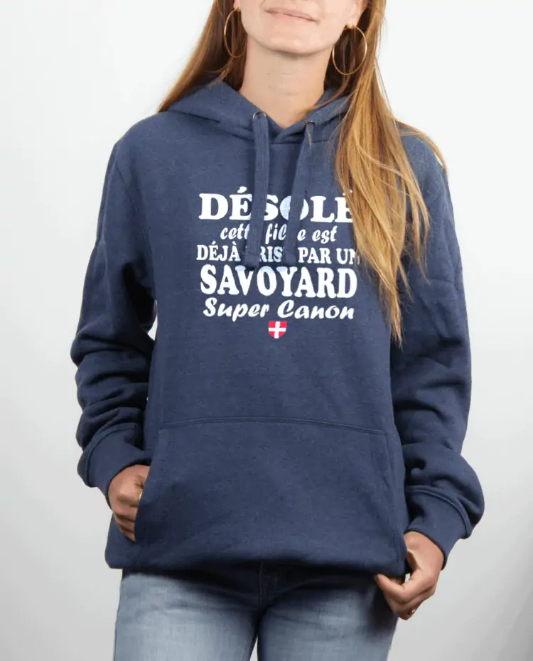 Sweat Femme Bleu Jean FEMME DEJA PRIS PAR UN SAVOYARD