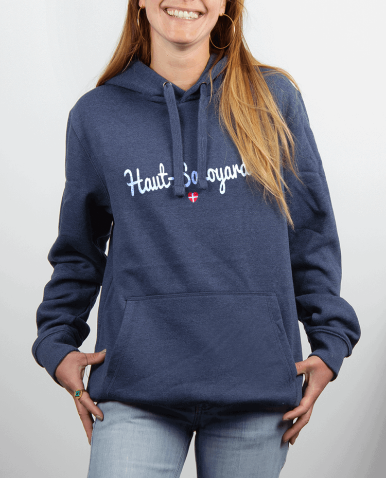 Sweat femme Bleu Jean Haut savoyarde