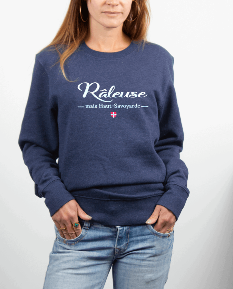 Pull Femme Bleu Jean RALEUSE HAUT SAVOYARDE