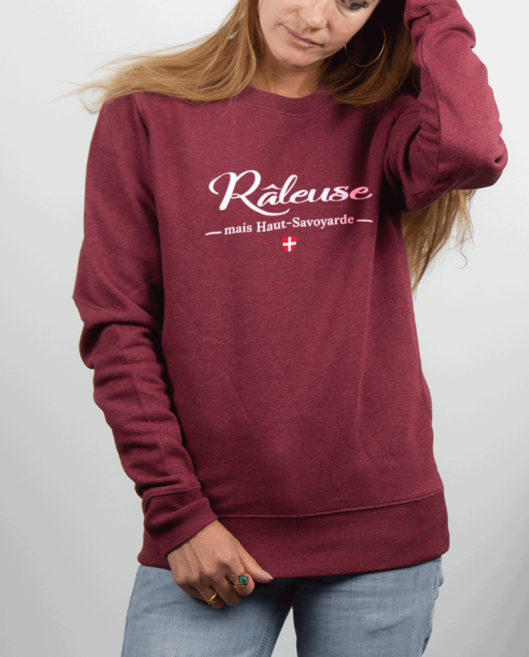 Pull femme rouge Bordeau RALEUSE HAUT SAVOYARDE