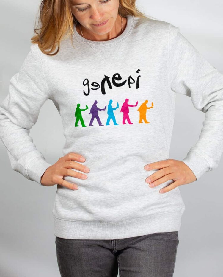 Pull sweat femme blanc Genepi Genesis