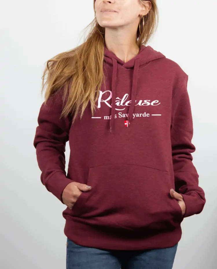 Sweat Femme Bordeau RALEUSE SAVOYARDE