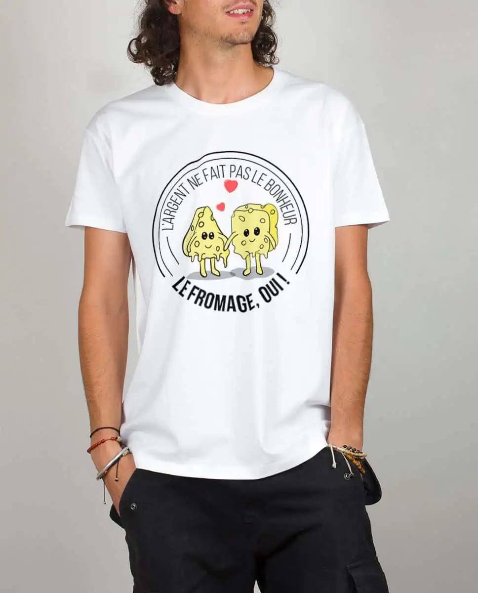 Les Savoyards T-SHIRT HOMME LE FROMAGE FAIT LE