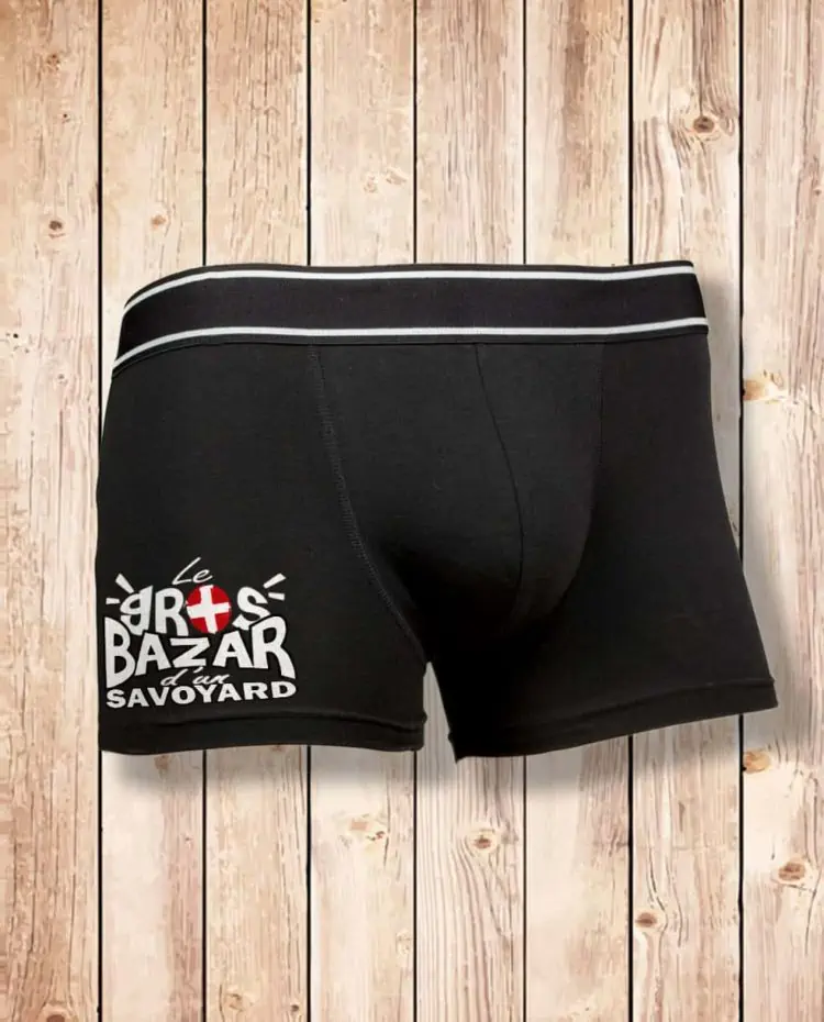 Boxer noir homme le gros bazar dun savoyards