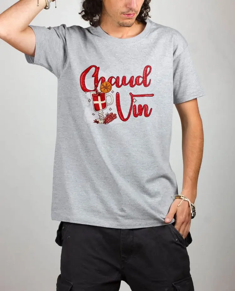 T shirt gris homme 3