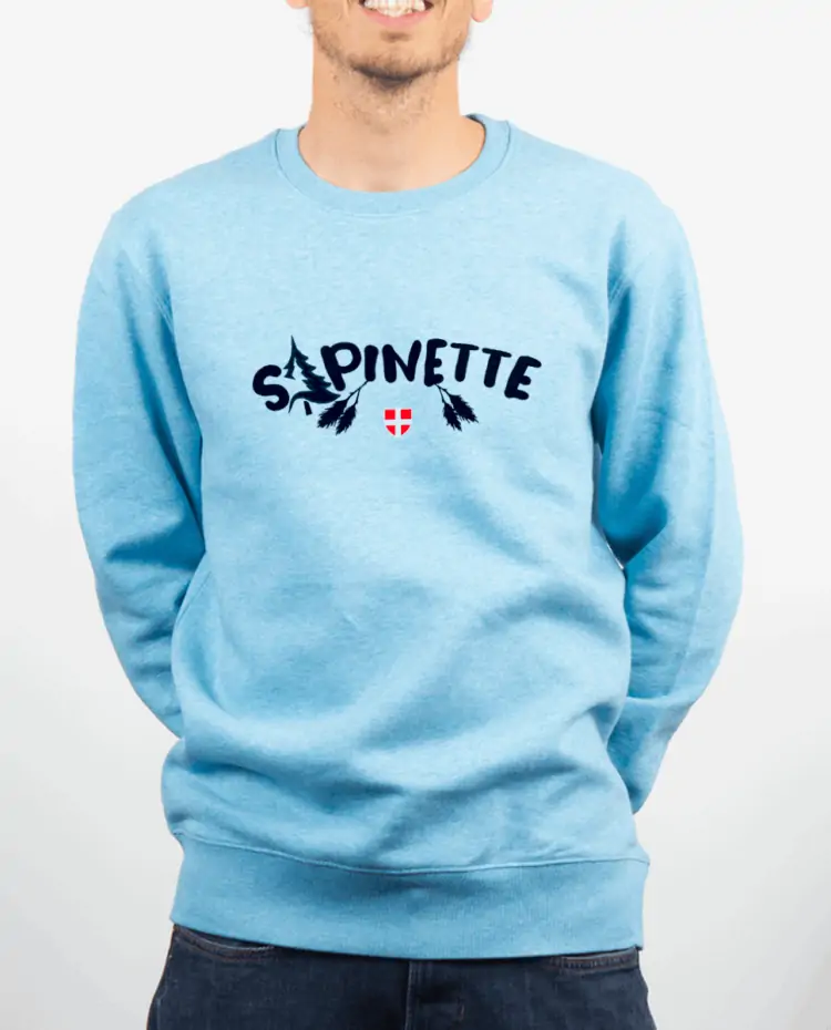 Pull Homme bleu ciel SAPINETTE