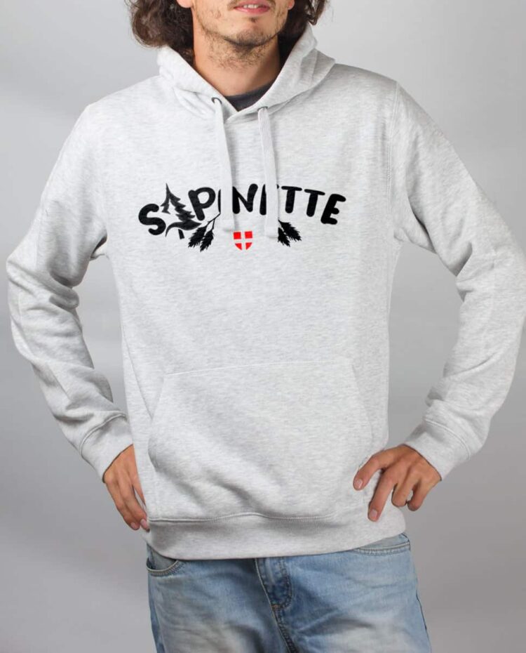 Sweat Blanc homme Sapinette