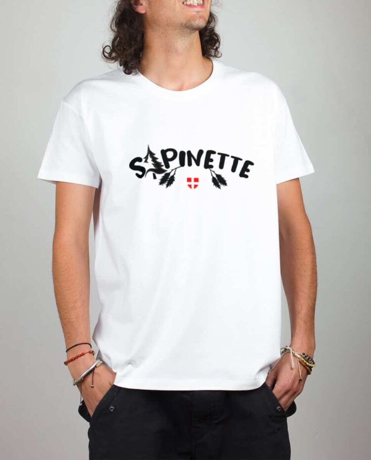 T shirt blanc homme Sapinette