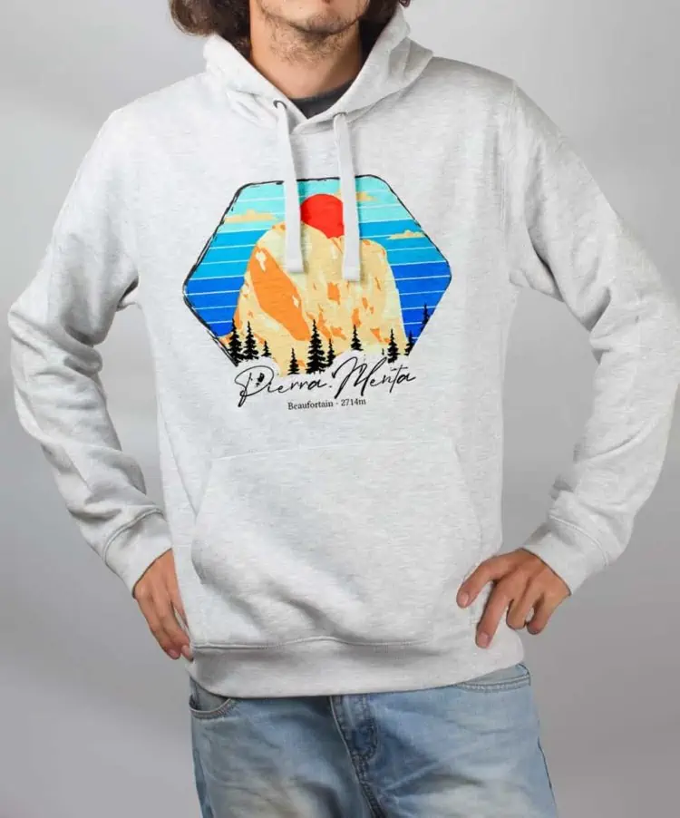 Sweat Blanc homme Pierra Menta savoie beaufortain
