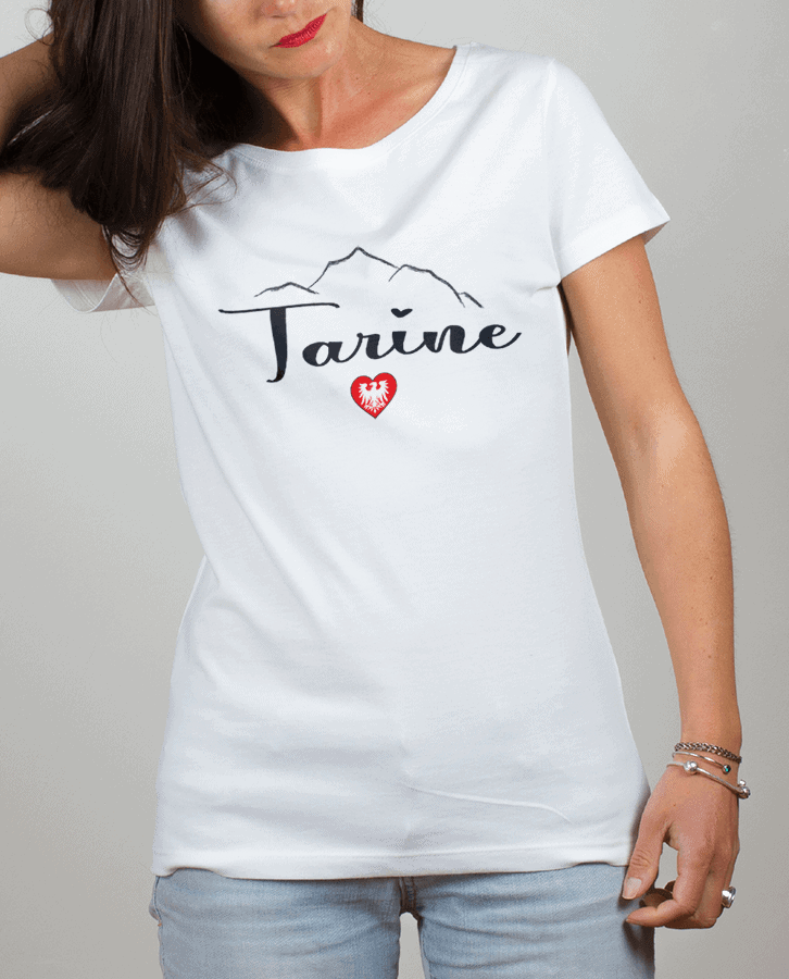 T shirt Femme Blanc Tarine 2