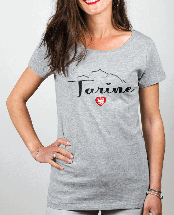 T shirt Femme Gris Tarine 2