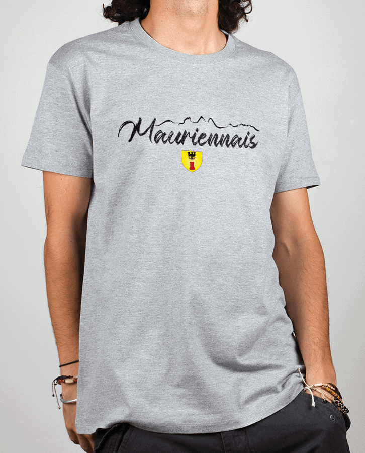 T shirt Homme Gris Mauriennais 1