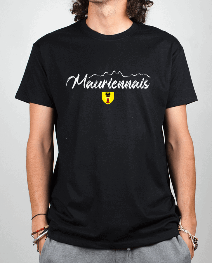 T shirt Homme Noir Mauriennais 1