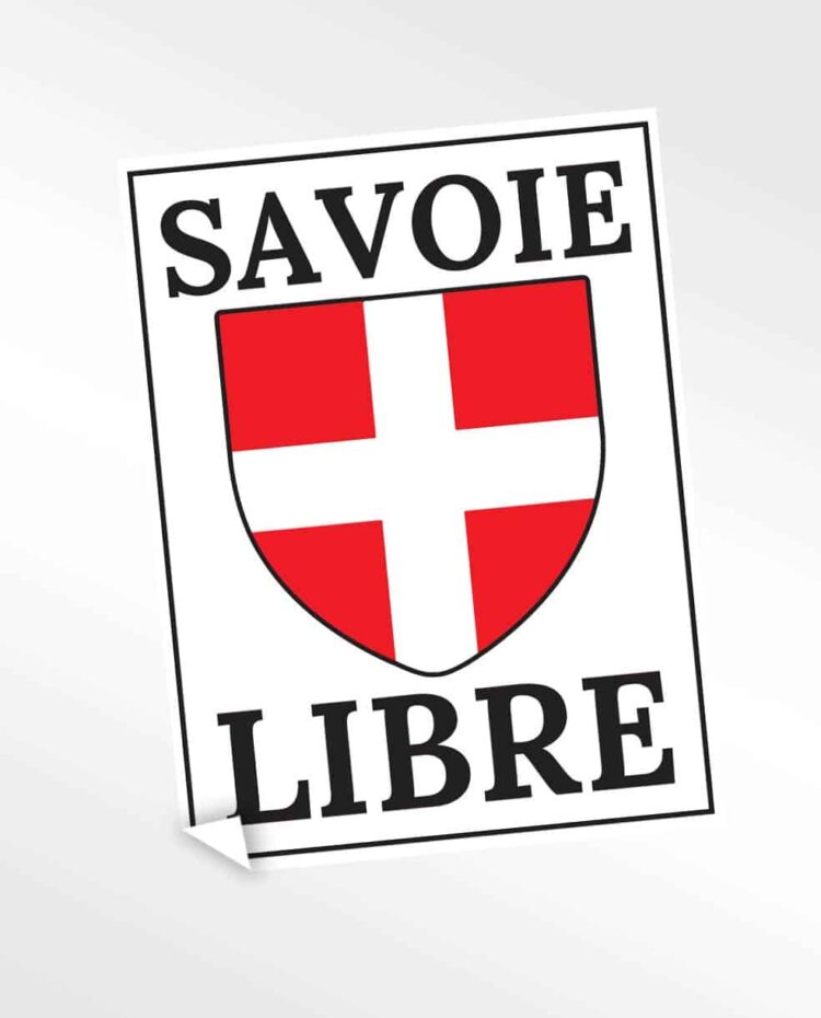 Stickers autocollant les savoyards SAVOIE LIBRE