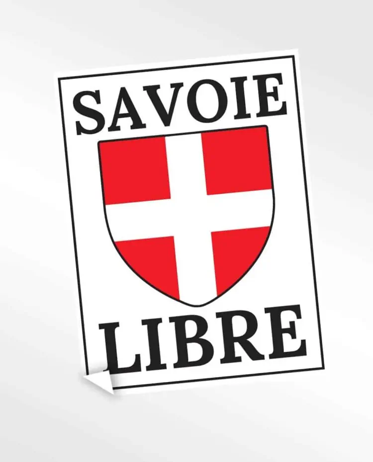 Stickers autocollant les savoyards SAVOIE LIBRE