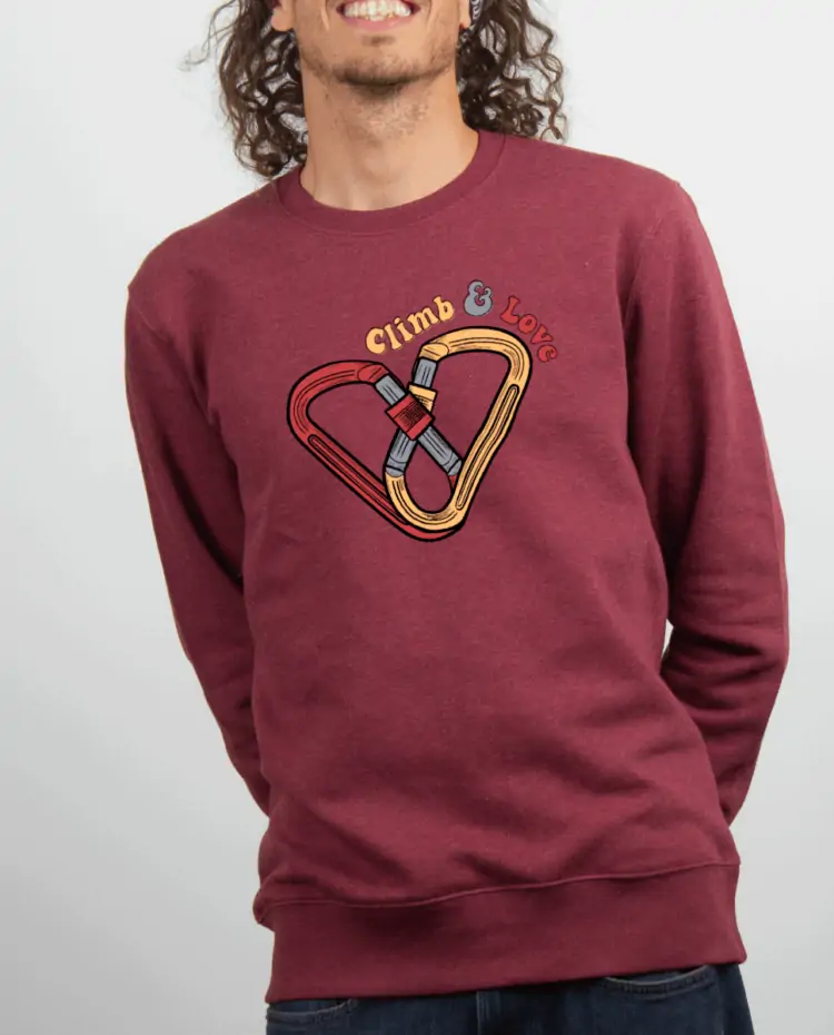 Pull Homme Bordeau escalade Climb and love