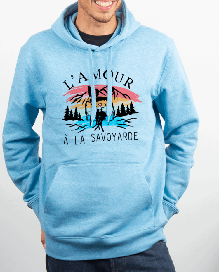 Sweat homme Bleu cie Lamour a la savoyarde 1